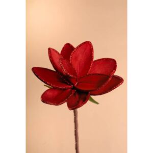 Paramit Aranžovací květina červená - červené glitry 18 cm