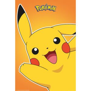 Plakát, Obraz - Pokemon - Pikachu, (61 x 91,5 cm)