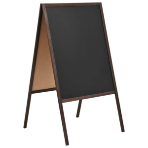 Oboustranná tabule z cedrového dřeva volně stojící 60 x 80 cm