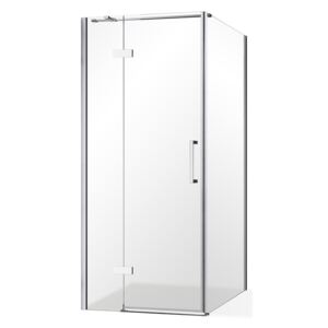 Roltechnik Jednokřídlé sprchové dveře OBDNL(P)1 s pevnou stěnou OBDB Orientace= Levá, Rozměr dveří= 90 cm, Rozměr pevné stěny= 80 cm, Výška koutu= 200 cm OBDNL1-90_OBDB-80