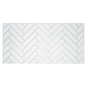 PVC obkladové 3D panely Parkety bílé