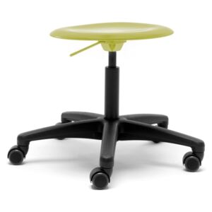 Otočná stolička - černá (zelená)