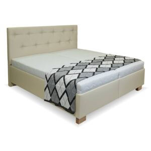 Zvýšená čalouněná postel s úložným prostorem Veronika