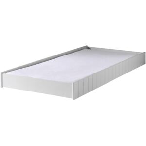 Bílá dřevěná zásuvka k posteli Vipack Robin 90 x 200 cm