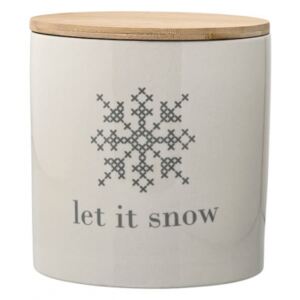 ÚLOŽNÝ BOX CROSS LET IT SNOW