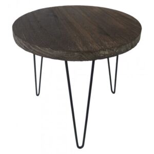 Konferenční stolek Shape 34x31x34 (tmavé dřevo)