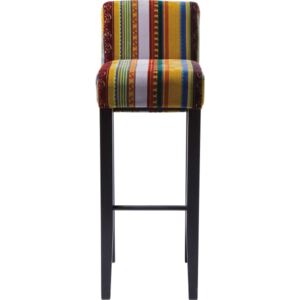 KARE DESIGN Barevná čalouněná barová židle Chiara Very British