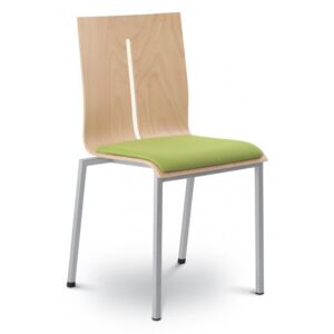 LD SEATING Konferenční židle TWIST 241-N2, kostra efekt hliník