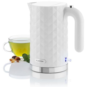Klarstein Granada Bianca, rychlovarná konvice 2200 W, 1,7 l, bílá