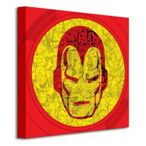 Obraz na plátně Marvel (Iron Man Helmet Collage) 40x40 WDC95435