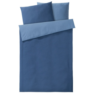 MERADISO® Saténové ložní prádlo, 200 x 220 cm (modrá)