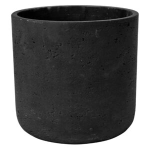 Pottery Pots Venkovní květináč kulatý Charlie M, Grey Washed (barva šedá), kolekce Rough, materiál Fiberclay, průměr 18 cm x v 17,5 cm, objem cca 3 l