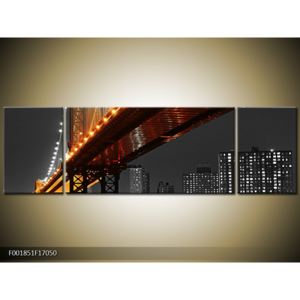 Obraz oranžově nasvíceného mostu¨ (F001851F17050)
