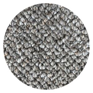 Vopi koberce Kruhový koberec Wellington šedý - 67x67 (průměr) kruh cm