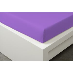 Jersey prostěradlo Menuet - purple 90 x 200 cm