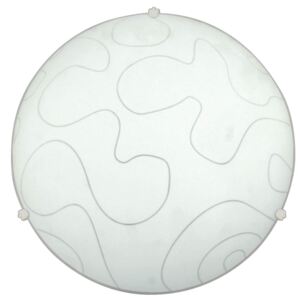 Nástěnné / stropní moderní osvětlení NOVI LIGURE, 1xE27, 60W, 30cm, kulaté, bílé