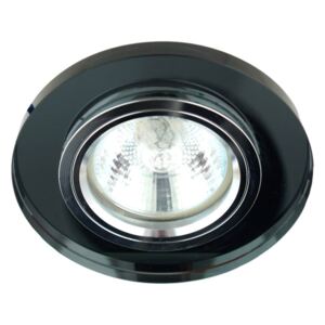 Stropní podhledové moderní osvětlení FALLO, 1xMR16, 50W, 9cm, kulaté, černé