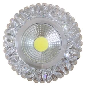Stropní LED podhledové osvětlení HANA, 5W, denní bílá, 10cm, kulaté, čiré