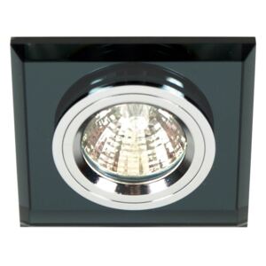 Stropní podhledové moderní osvětlení FALLO, 1xMR16, 50W, 9x9cm, hranaté, černé