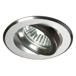 Podhledové stropní bodové osvětlení TOLEDO, 1xMR16, 50W, 8,2cm, kulaté, stříbrné