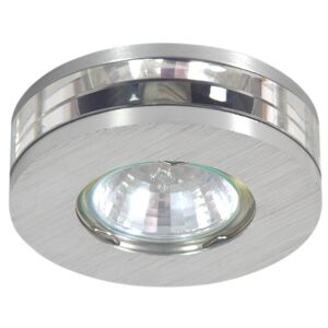 Stropní podhledové bodové osvětlení MILA, 1xMR16, 50W, stříbrné, 9cm, kulaté