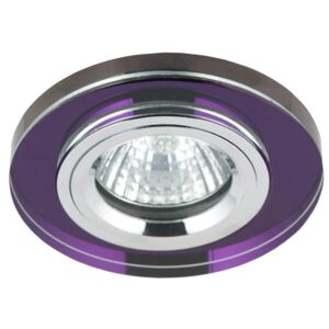 Stropní podhledové moderní osvětlení FALLO, 1xMR16, 50W, 9cm, kulaté, fialové