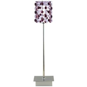 Moderní stolní lampa PIERANGELO, 1xG9, 40W, vínová