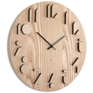 Dřevěné nástěnné hodiny Umbra Shadow