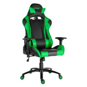 Herní židle RACING PRO ZK-018 černo-zelená