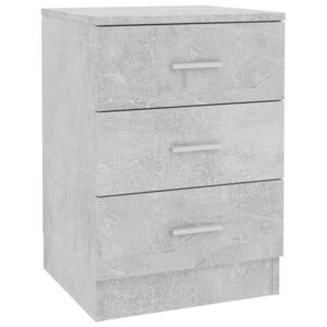 Noční stolek Store - betonově šedý | 38x35x65 cm