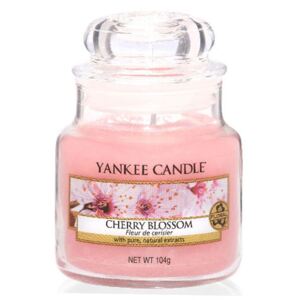 Yankee Candle - vonná svíčka Cherry Blossom 104g (Okouzlující náruč svěžích jarních květin, které dodají pokoji růžový nádech a pocit štěstí.)