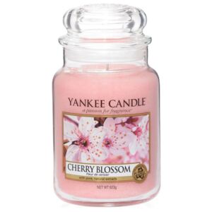 Yankee Candle - vonná svíčka Cherry Blossom 623g (Okouzlující náruč svěžích jarních květin, které dodají pokoji růžový nádech a pocit štěstí.)