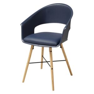 Štýlová stolička Alben, modrá