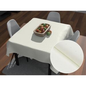 Škodák Teflonový ubrus čtvercový Bromea vzor PETF-1093 Drobné čtverečky na smetanovém - 60 x 60 cm