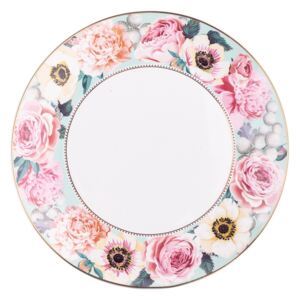 Porcelánový talíř s květy, 20 cm Anemon