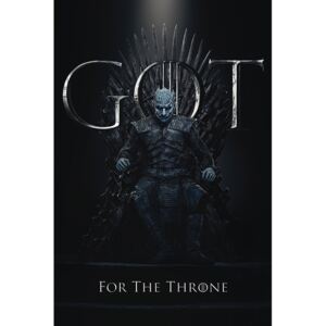 Plakát, Obraz - Hra o Trůny (Game of Thrones) - Night King For The Throne, (61 x 91,5 cm)