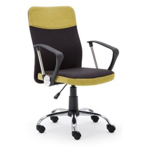 Kancelářská židle TOPIC (černá/zelená) - VÝPRODEJ