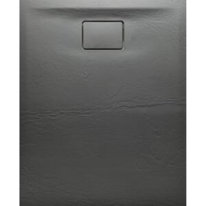 Sapho ACORA vanička z litého mramoru, obdélník 120x80x3,5cm, šedá, dekor kámen