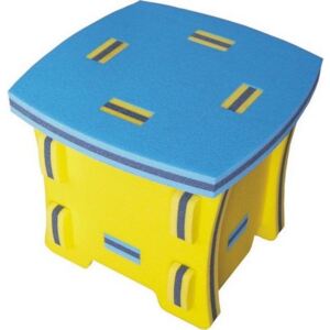 Pěnová židlička - Modro-žlutá