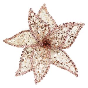 Dekor. květ 15cm, růžový X1659/1