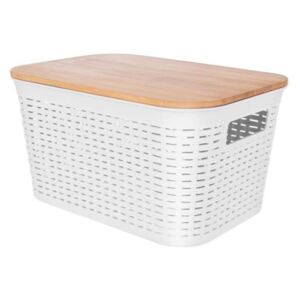 Box UH/dřevo+víko 28,5x21x15 cm