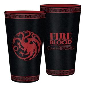 ABYstyle Sklenice Game of Thrones - Targaryen, 0,5 l