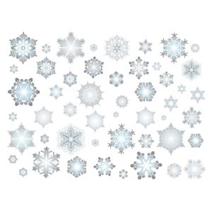 Vánoční samolepka Ambiance Snowflakes