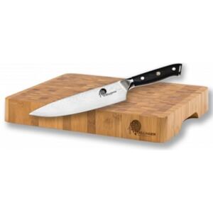 Sada pro šéfkuchaře - nůž Chef 200 mm Dellinger Samurai + bambusové prkénko