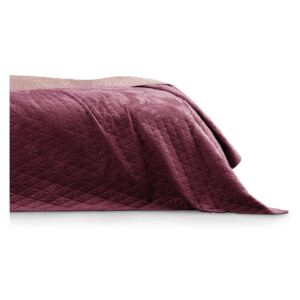 Fialovo-růžový přehoz přes postel AmeliaHome Laila Mauve, 220 x 240 cm