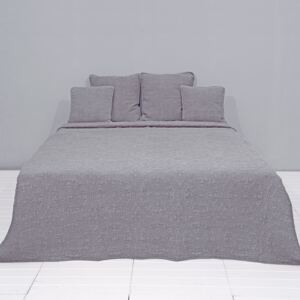Šedý vintage přehoz na dvoulůžkové postele Quilt 181 - 230*260 cm