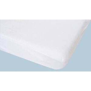 Super nepromokavý prošívananý povlak na matraci, 140 x 200 cm, bílá