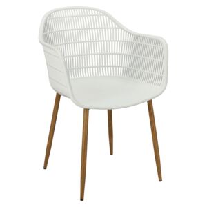 Simplet Židle Becker bílá/přírodní