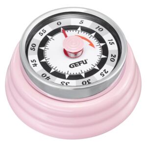Kuchyňská magnetická minutka RETRO růžová - GEFU