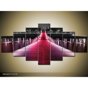 Obraz růžově osvíceného mostu (F001847F210100)